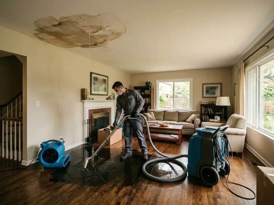 attic-pipe-burst-ceiling-drip-008 — frequently asked questions, Water Damage Restoration & Carpet Care in Sandston, VA